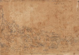 ヴィエトリの下の海岸 作： John Robert Cozens